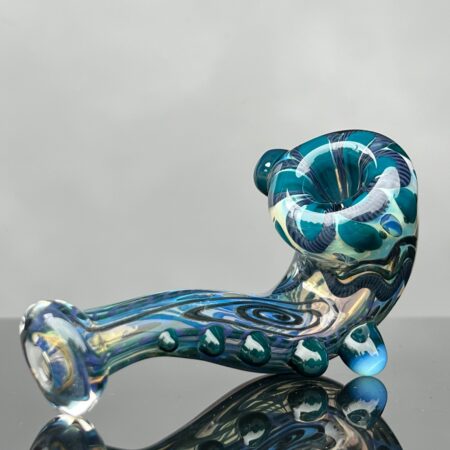 Inside Out Flower Sherlock Glass Pipe Firekist Glass