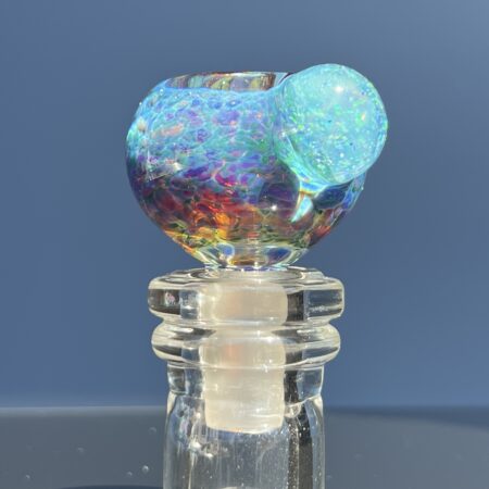 14mm Purple Seaweed Crushed Opal Pullslide