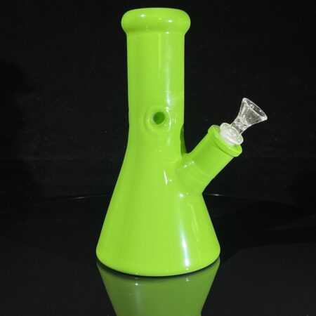 Bright Green 8.5" Thick 9mm Bong Glass Pipe TG