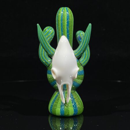 Cactus Longhorn Chillum Glass Pipe TG