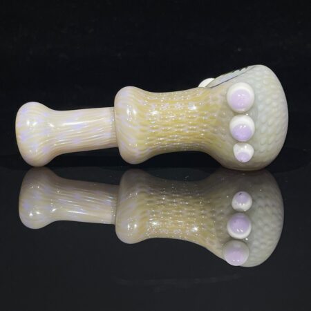 Large Snakeskin Spoon Pipe Glass Pipe Firekist Glass