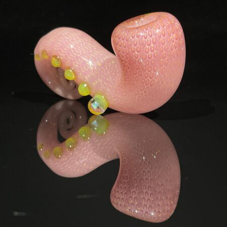 Snakeskin Curl-Lock Pipe Glass Pipe Firekist Glass