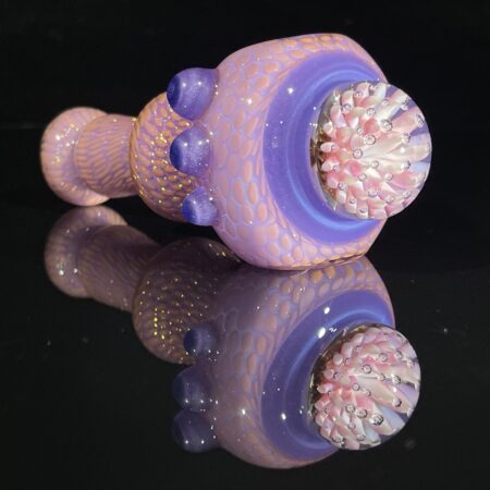 Anemone Face Snakeskin Spoon Pipe