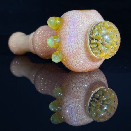 Anemone Face Snakeskin Spoon Pipe