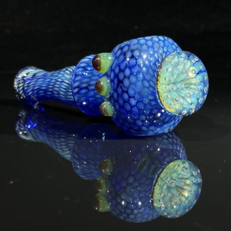 Anemone Face Snakeskin Spoon Pipe