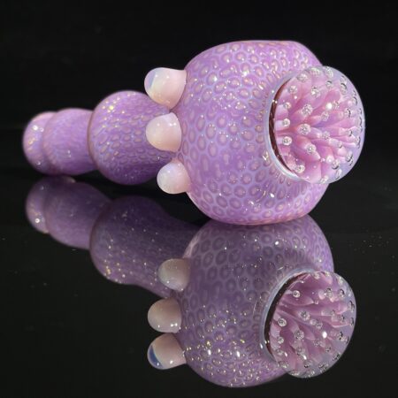 Anemone Face Snakeskin Spoon Pipe