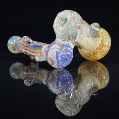 Glass Berry Cupcake Sidecar Bubbler