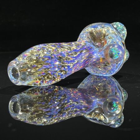 Electrum Purple Nebula Black Opal Pipe