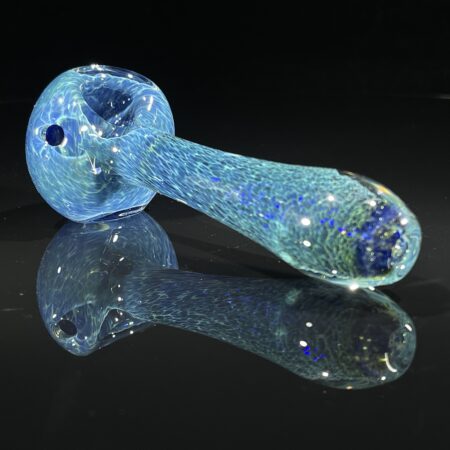 Blue Frit Spoon Pipe