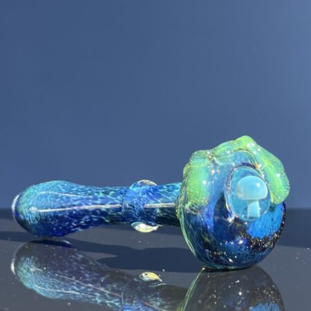 Slime Drip Mushroom Glass Pipe