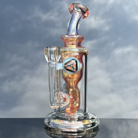 Fumed incycler Bong with Millie Accent Bridge