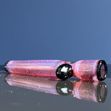 Opal Marble Frit Glass Chillum