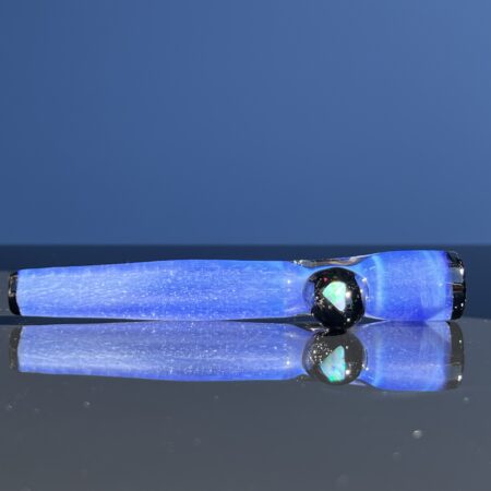 Opal Marble Frit Glass Chillum