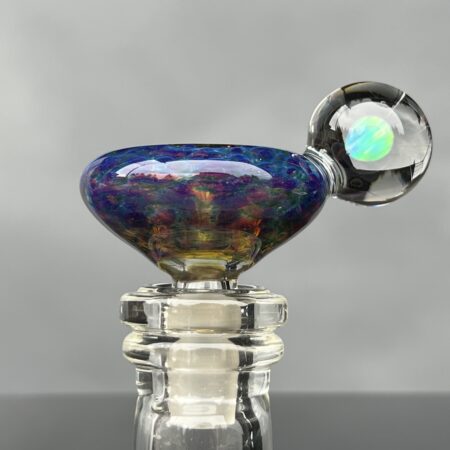 White Opal Purple Nebula 14mm Slide