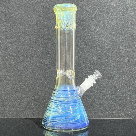 12" Ripple Fume Beaker Bong