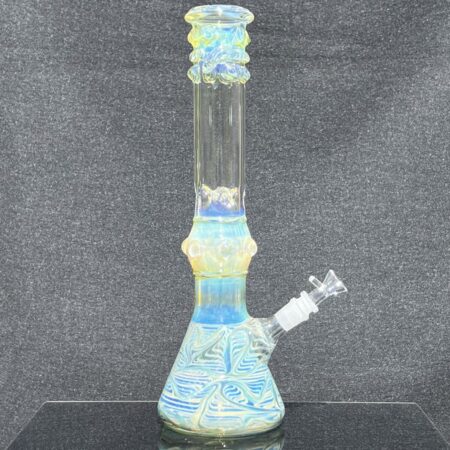 50x5 16" Ripple Fume Beaker Bong