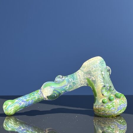 Glass Berry Cupcake Hammer Bubbler