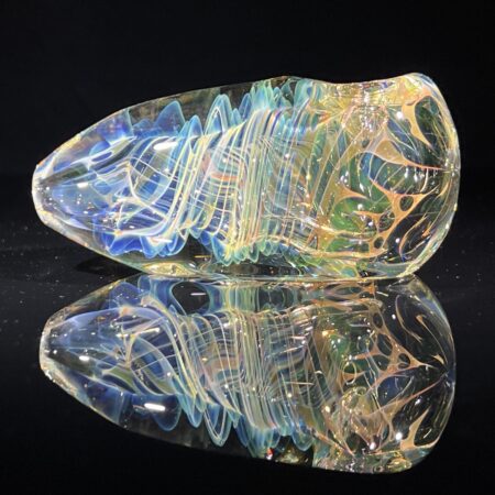 XL Gold Fume Egg Spoon Pipe