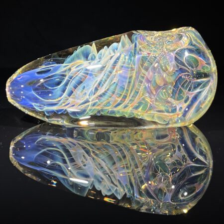 XL Gold Fume Egg Spoon Pipe