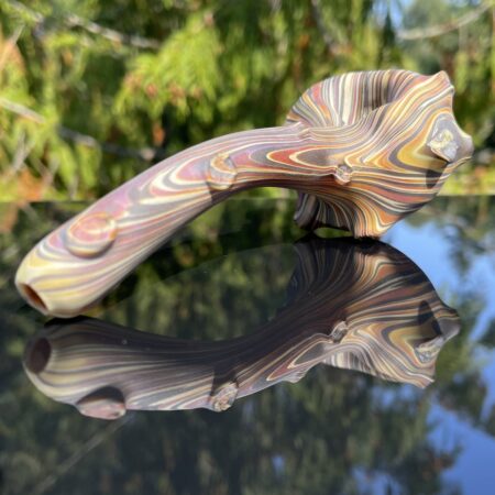 The Hunter Woodgrain Glass Spoon