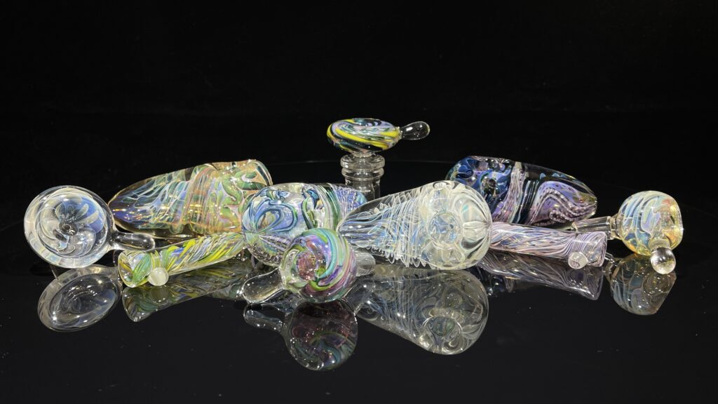 Avant-Garde Art Glass Drop