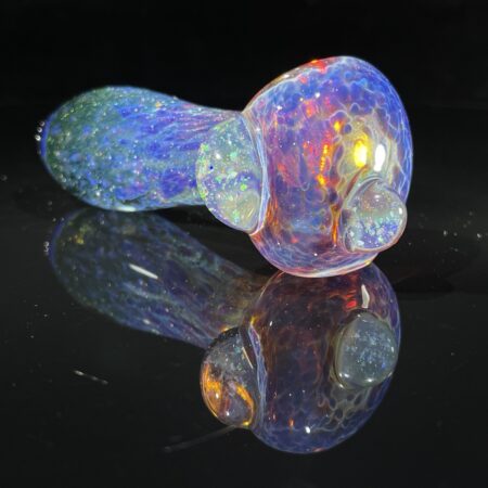 Purple Nebula Seaweed Crushed Opal Pipe
