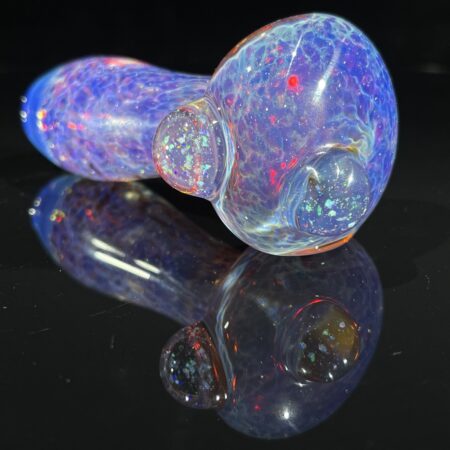Large Purple Nebula Crushed Opal Pipe