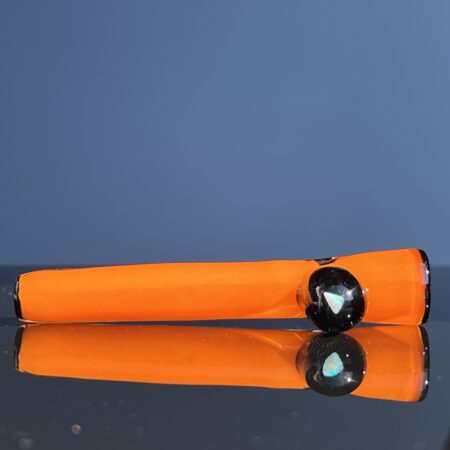 Opal Marble Frit Glass Chillum