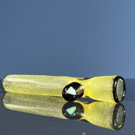 Opal Marble Frit Glass Chillum