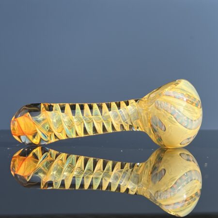 Fumed Corkscrew Spoon Pipe