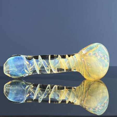 Fumed Corkscrew Spoon Pipe