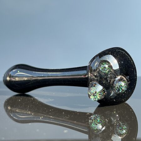 Void Sparkle Glass Pipe w/ Cropal Marbles