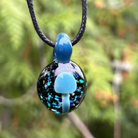Fancy Mushroom Crushed Opal Pendant
