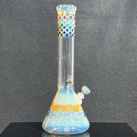 15" Fumed Swirl Beaker Bong