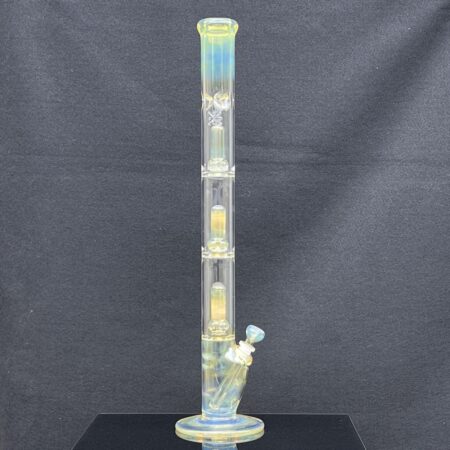 24" Fumed Quad Straight Bong