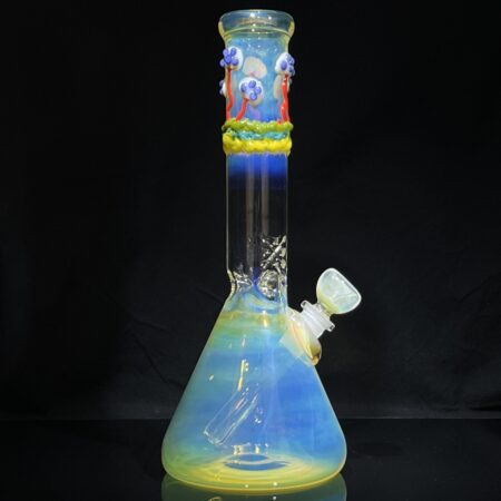 11" Fumed Mushroom Beaker Bong