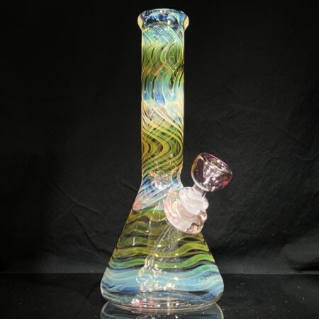 9.5″ Fumed Beaker Bong All Pipes and Accessories Tako Glass 9.5 Fumed Beaker Bong