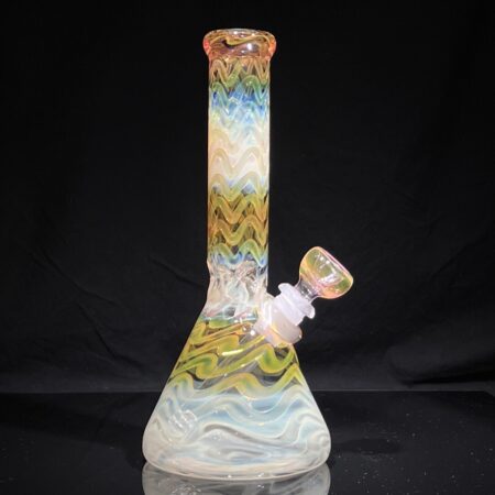 9.5″ Fumed Beaker Bong All Pipes and Accessories Tako Glass 9.5" Fumed Beaker Bong
