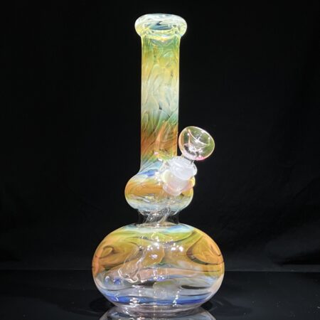 10″ Fumed Double Bubble Bong All Pipes and Accessories Tako Glass 10" Fumed Double Bubble Bong