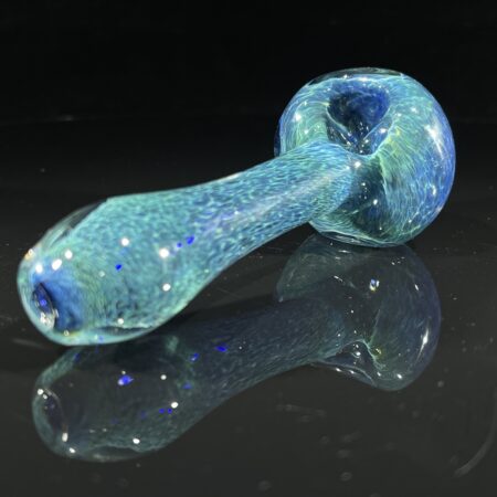 Blue Frit Spoon Pipe