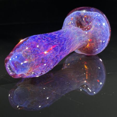 Purple Plasma Spoon Pipe Dry Pipe Tako Glass Purple Plasma Spoon Pipe