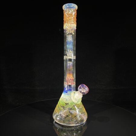 15" Triple Perc Fumed Beaker Bong