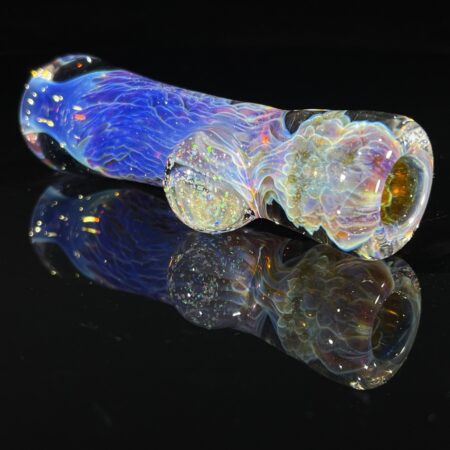 Purple Nebula Crushed Opal Marble Chillum