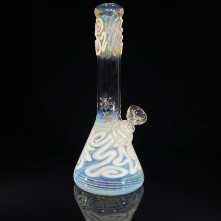 11" Color Squiggle Beaker Bong