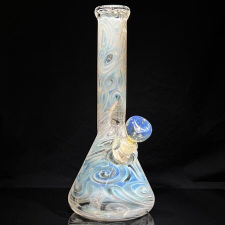 11" Silver Fumed Beaker Bong