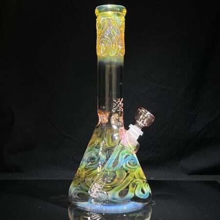 11" Fume Squiggle Beaker Bong