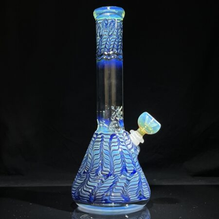 10.5" Color Rake Beaker Bong