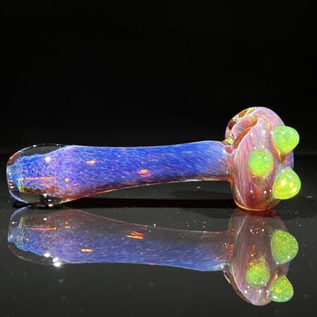 Purple Magic Marbled Spoon Pipe
