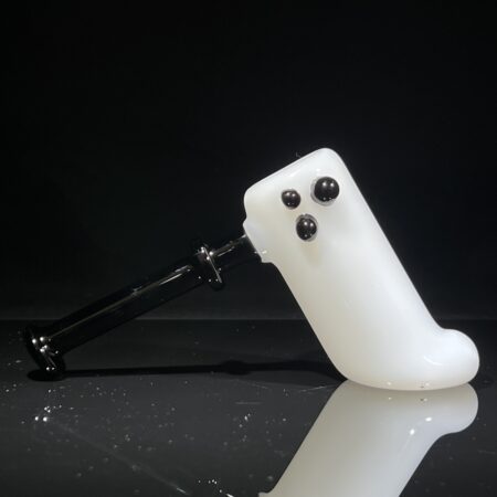 Ivory Hammer Bubbler All Pipes and Accessories Tako Glass Ivory Hammer Bubbler