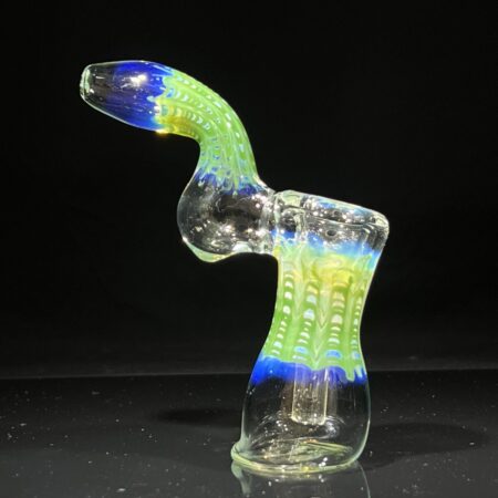 Fumed Color Rake Sherlock Bubbler All Pipes and Accessories Tako Glass Fumed Color Rake Sherlock Bubbler